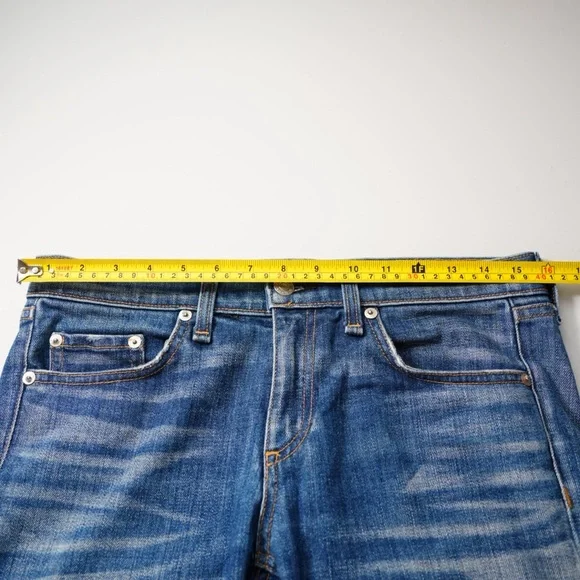 Rag & Bone The Dre boyfriend jeans Bradford wash size 27 USA made - Picture 4 of 11